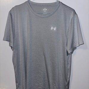 Under Armour Men's Silver Short Sleeve Tee